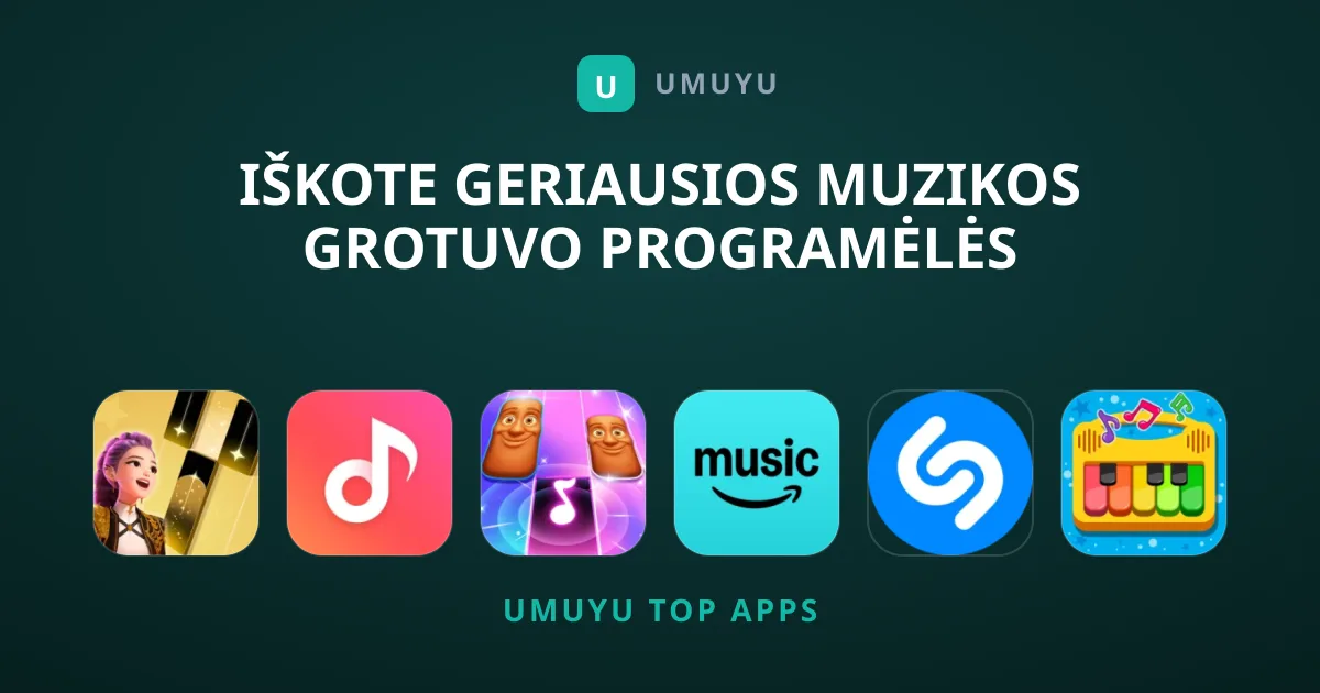 Iškote Geriausios Muzikos Grotuvo Programėlės Telefonui?